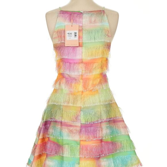 NWT Cult Gaia Rainbow Shannon Cocktail Dress 👗 - Picture 2 of 6